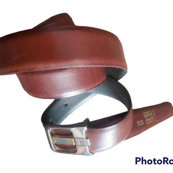 2×HP. Givenchy Reversible Leather Belt - Picture 2 of 14